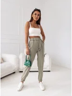 Dámske bojové nohavice v khaki farbe (8266) Dámske bojové nohavice v khaki farbe (8266)