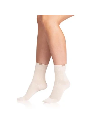 Dámske bavlnené ponožky COTTON CLASSIC SOCKS - BELLINDA - béžová
