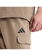 Pánske nohavice adidas Essentials Feelcozy Cargo, béžové, KF2384 Pánske nohavice adidas Essentials Feelcozy Cargo, béžové, KF2384