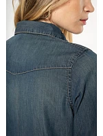 Kariban K 518 Džínsová blúzka s dlhými rukávmi 20.K518 blue jean Kariban K 518 Džínsová blúzka s dlhými rukávmi 20.K518 blue jean
