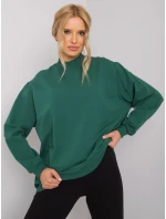 Mikina s kapucňou RV BL 5185.90P tmavozelená
