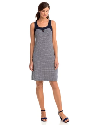 Elegantné vzorované dámske šaty 14455 - Vamp