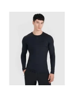 Pánske rýchloschnúce tréningové tričko s dlhým rukávom 4F 4FWMM00TFLOM507-20S pánske