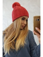 Fleecová čiapka Idalia K284 červená