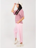 Nohavice MI SP P6224.71 svetloružové