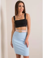 Sukňa RV SD 4271.29P svetlo modrá