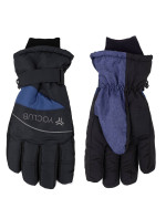Yoclub Pánske zimné lyžiarske rukavice REN-0305F-A150 Black