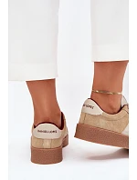 Dámske semišové tenisky SS2D4022 beige - Just Dare Dámske semišové tenisky SS2D4022 beige - Just Dare