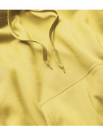 Žltá dámska tepláková mikina (W02-68)