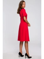 Dámske šaty S240 Red - Stylove Dámske šaty S240 Red - Stylove