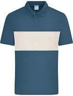 Daiber 8050 Bio polo „Colour-Block“ 02.8050 zaprášená modrá/pieskovec Daiber 8050 Bio polo „Colour-Block“ 02.8050 zaprášená modrá/pieskovec