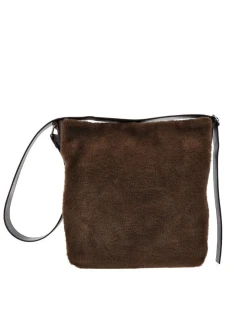 Kožušinová kabelka Big Star OO574035 Brown