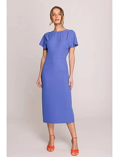 Šaty typu „pencil“ S398 kráľovská modrá – Stylove