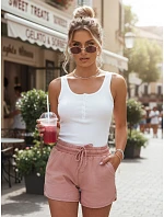 Dámske džínsové šortky CITYCHIC svetlo ružové FashionStreet SY0348
