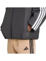 Pánske oblečenie adidas Essentials Climawarm 3-Stripes Insulated Hooded Jacket black JM4042
