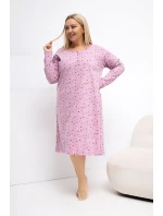 Nadmerné veľkosti Nočná košeľa model 223303 Forever Pink