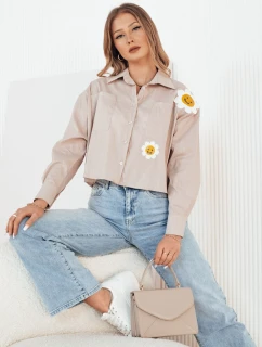 Dámske svetlohnedé tričko MISUN FashionStreet DY0410
