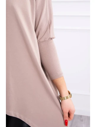 Oversize blúzka tmavo béžová Oversize blúzka tmavo béžová