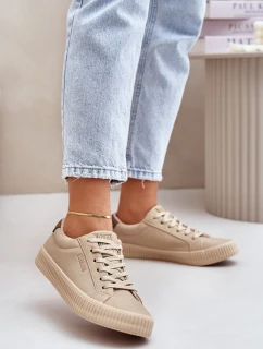 Zateplené dámske tenisky Big Star OO274A461 Beige
