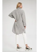 Dámsky kabát M808 sivý - Figl