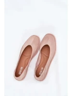 Zamszowe Baleriny Damskie Big Star RR274081 Różowe