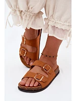 Dámske papuče s prackami Camel Brigid Dámske papuče s prackami Camel Brigid
