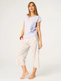 Kľúč LNS 986 A26 cr/r S-XL dámske pyžamo