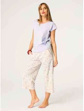 Kľúč LNS 986 A26 cr/r S-XL dámske pyžamo