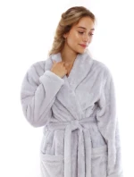 Dámsky župan LIlly extra 2120 light grey - Vestis