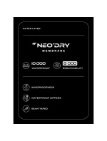 Pánska trekingová bunda s membránou NeoDry 10K 4F pre mužov