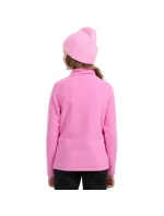 Dievčenská fleecová mikina 4F F060 fuchsiová 4FJWAW25UFLEF060 55S