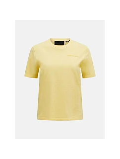 Tričko PEAK PERFORMANCE Original Small Logo Tee Women, žlté