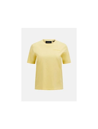 Tričko PEAK PERFORMANCE Original Small Logo Tee Women, žlté Tričko PEAK PERFORMANCE Original Small Logo Tee Women, žlté