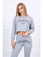 Atlanta šedá sada s potlačou