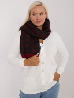 Šatka AT SZ 1701.61 čierno-červená