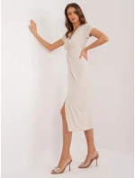 DHJ SK 17302K šaty.93 svetlo béžová