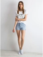 JMP SN DJ238 šortky.17 svetlo modrá