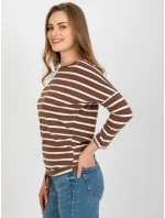 Blúzka RV BZ 8566.94 bielo-hnedá