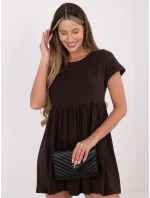 Šaty RV SK 5672.03P tmavohnedé Šaty RV SK 5672.03P tmavohnedé