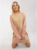 Mikina VI BL 3212.15X béžová a zelená