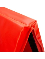 Gymnastický skladací matrac červený 2400x1200x50mm HMS MGS01 Gymnastický skladací matrac červený 2400x1200x50mm HMS MGS01