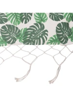 ZÁHRADNÁ HOJDACIA SIEŤ PRE 2 OSOBY 200X150CM S TYČOU A STRAPCOM MIAMI NATURA JUNGLE