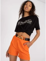 Šortky DHJ SN 13186 1.70 oranžová