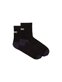 Cyklistické ponožky POC Cadence Road Air Socks, čierne