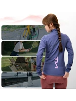 Dámska cyklistická bunda Rockbros YPW069 TVI L – fialová Dámska cyklistická bunda Rockbros YPW069 TVI L – fialová