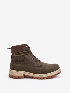 Pánske tenisky s pamäťovou penou Big Star KK174205 Khaki