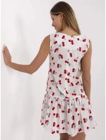 Šaty LK SK 506962 1.63P bielo-červené Šaty LK SK 506962 1.63P bielo-červené
