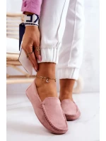 Dámské Semišové Mokasíny růžove Morreno