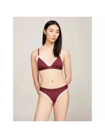 Dámske bikini nohavičky UW0UW04813 VLP bordová - Tommy Hilfiger