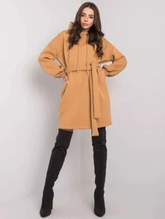 Nadrozmerné ťavie teplákové šaty s opaskom (7253)